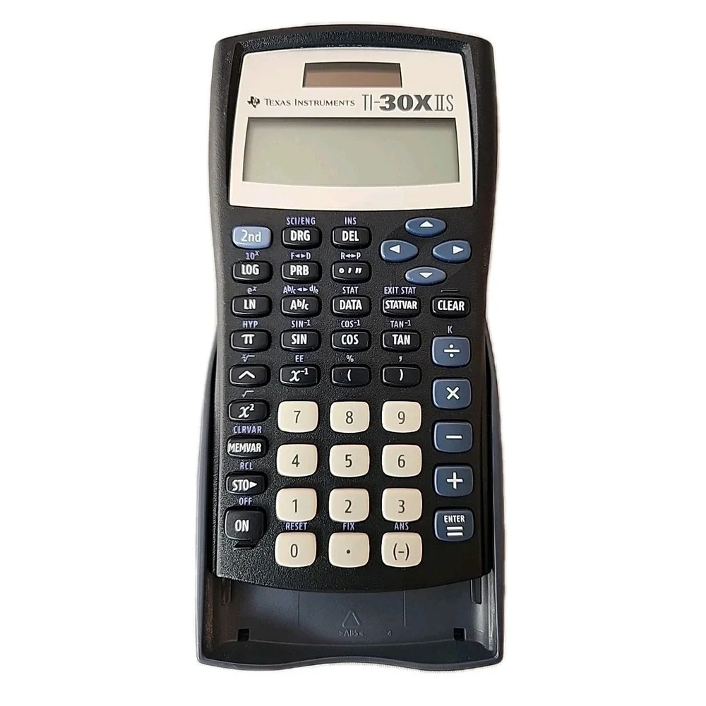 Texas Instruments Scientific Calculator TI-30XIIS Solar 3-Line Works Great!
